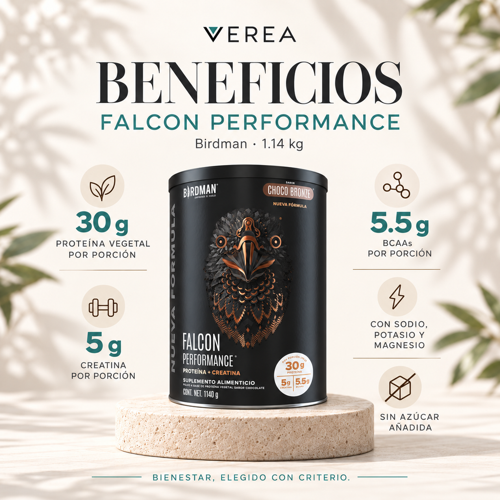 Birdman Falcon Performance 1.140 kg | Proteína Vegetal + Creatina