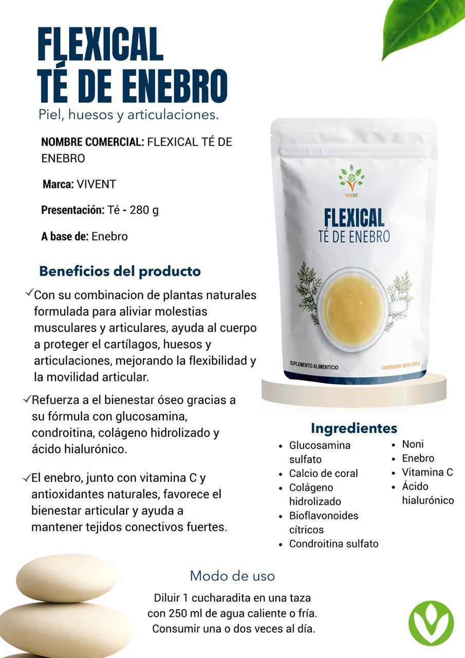 Flexical té de enebro
