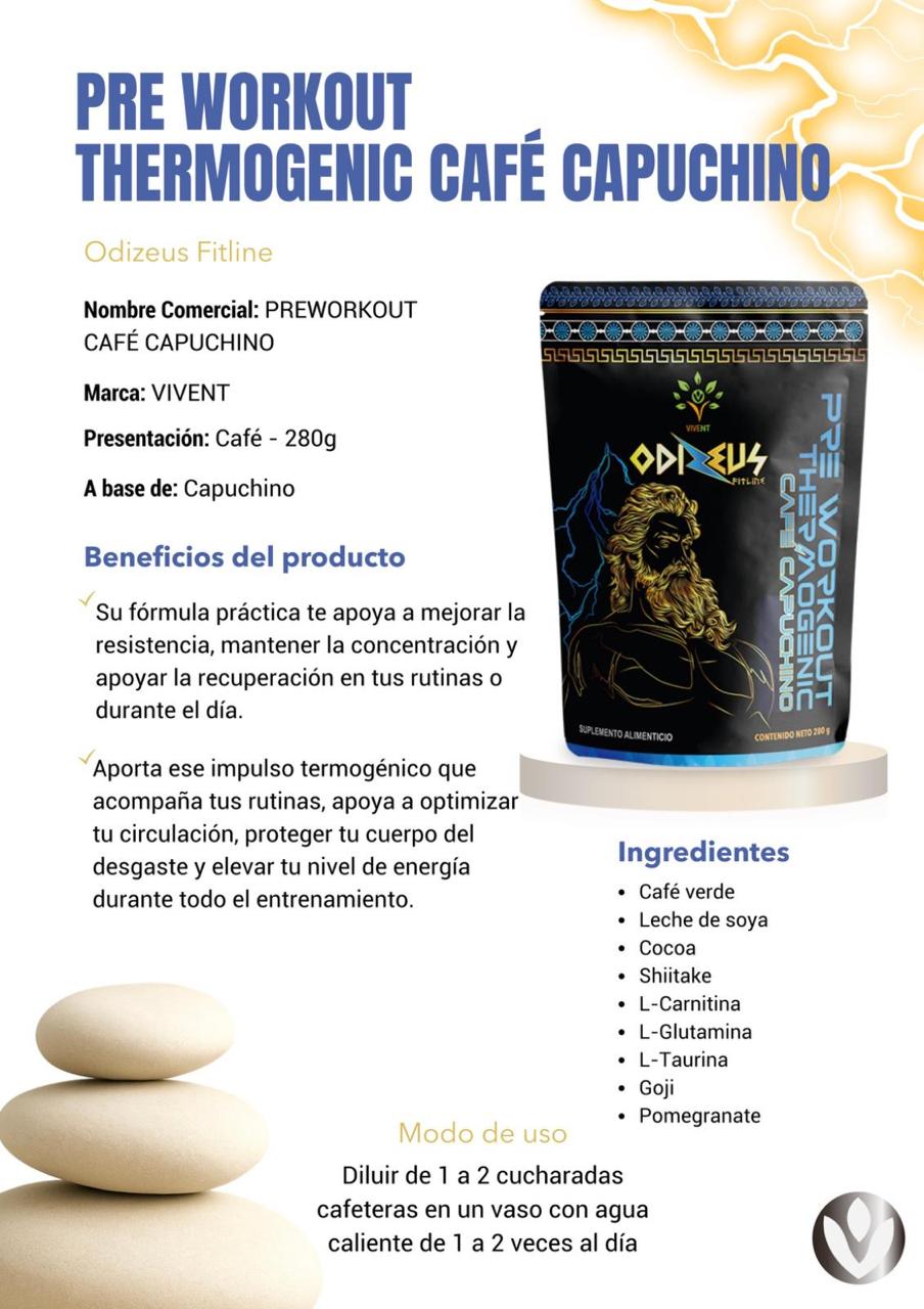 Pre Workout Café capuchino
