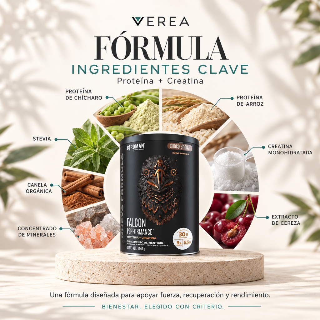 Birdman Falcon Performance 1.140 kg | Proteína Vegetal + Creatina