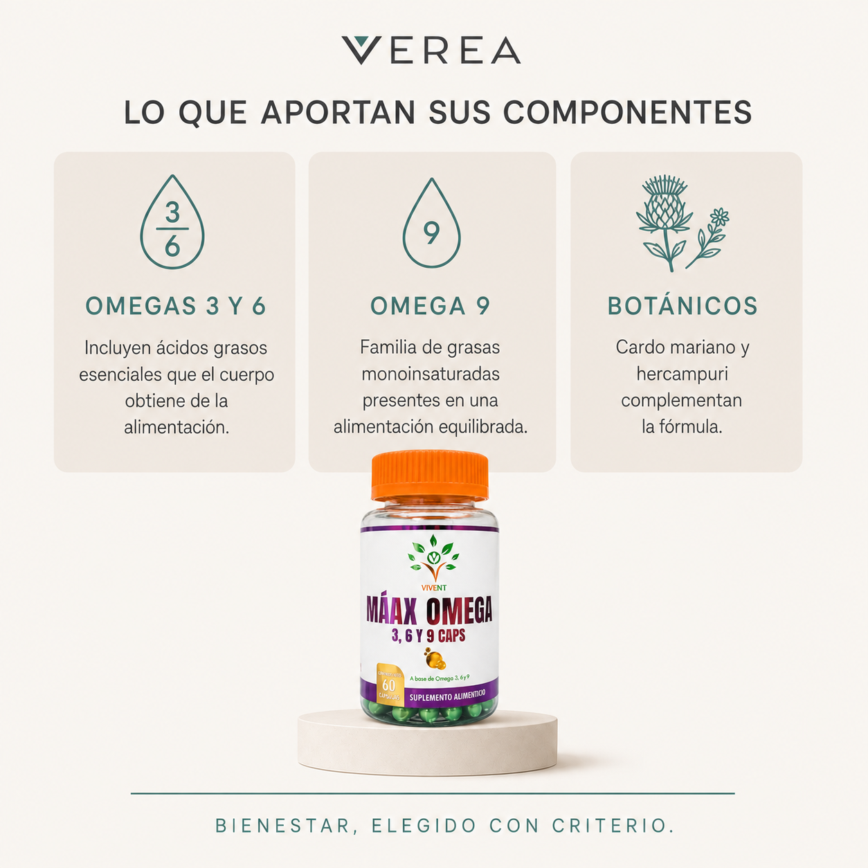 OMEGA 3, 6 Y 9 | 60 CÁPSULAS