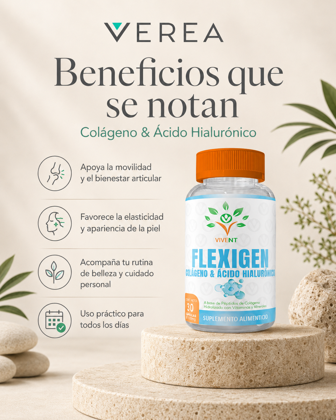 Flexigen Colágeno & Ácido Hialurónico