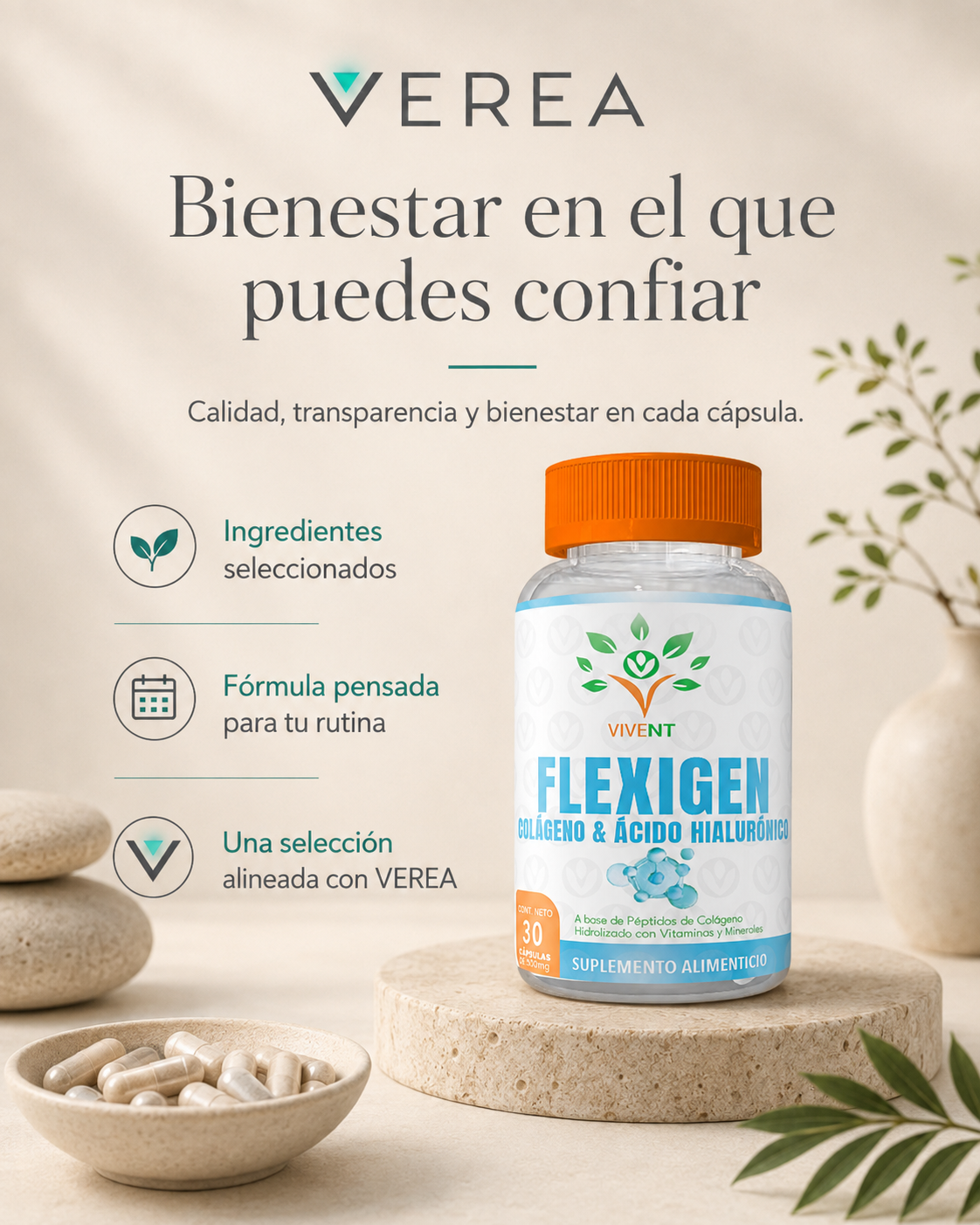 Flexigen Colágeno & Ácido Hialurónico