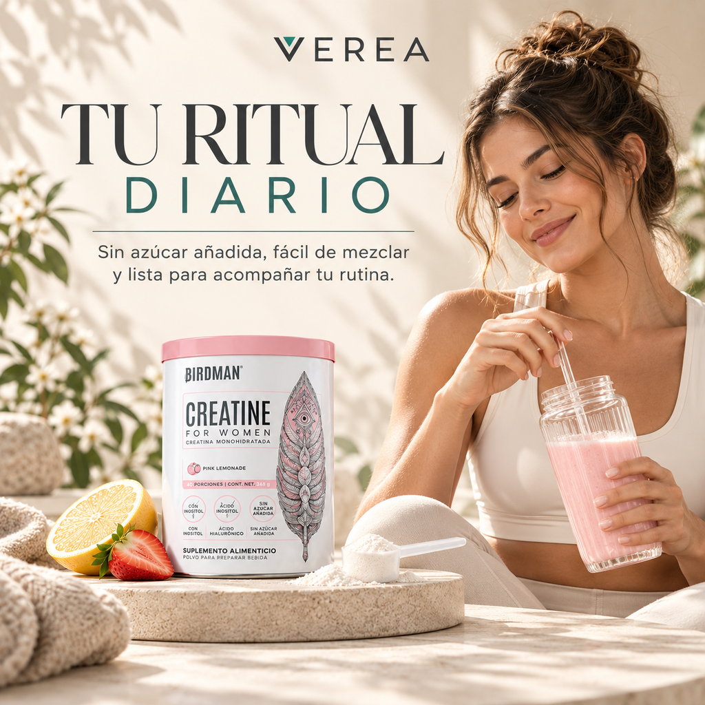 Birdman Creatine for Women 348 g | Creatina con Inositol y Ácido Hialurónico