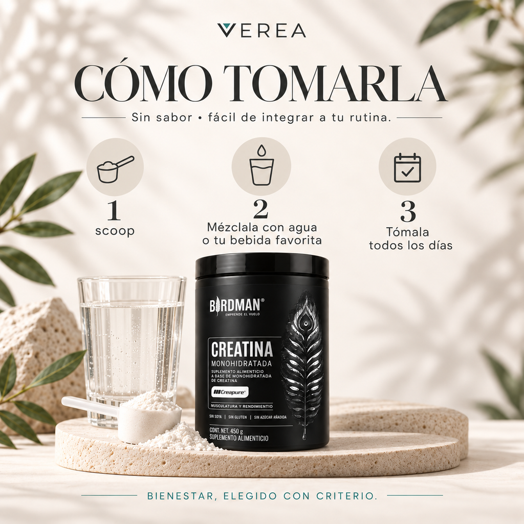 Birdman Creatina Monohidratada 450 g | 90 Servicios