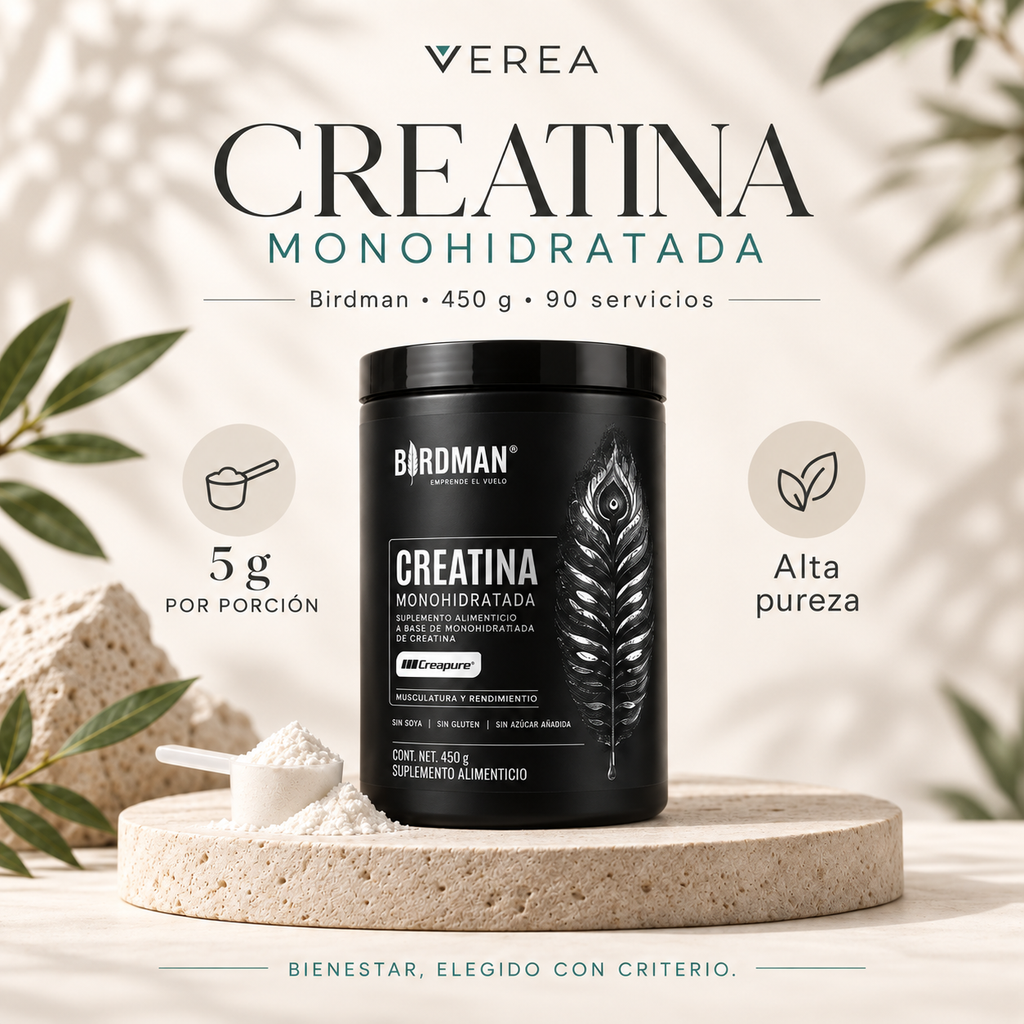 Birdman Creatina Monohidratada 450 g | 90 Servicios