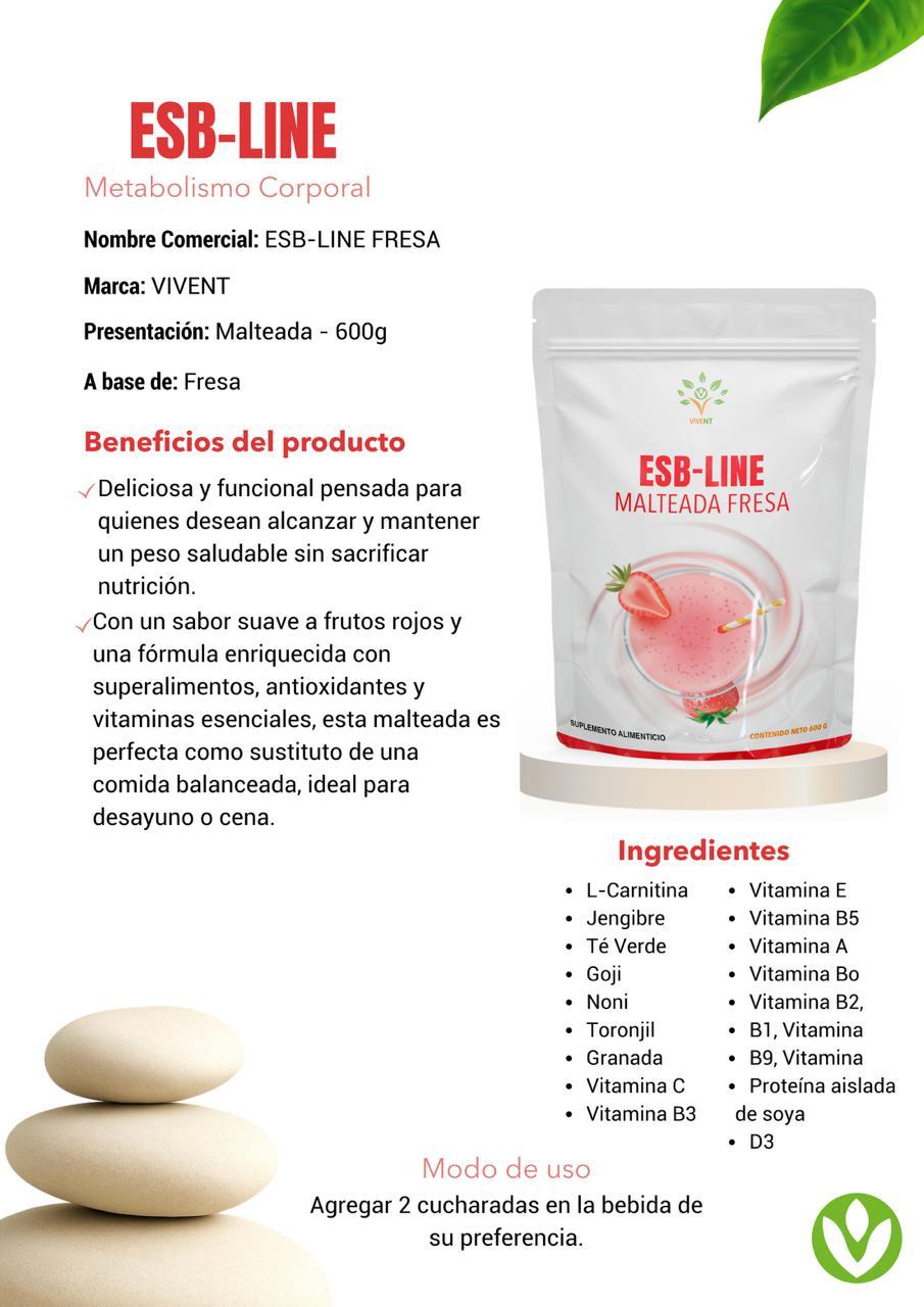 Malteda de fresa ESB-Line