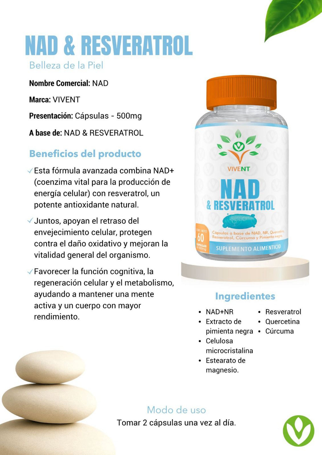 NAD y Resveratrol