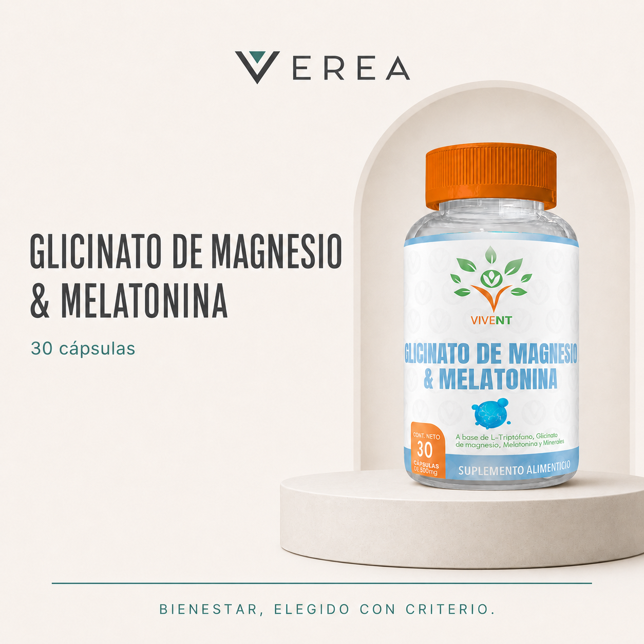 GLICINATO DE MAGNESIO + MELATONINA | Descanso y bienestar nocturno